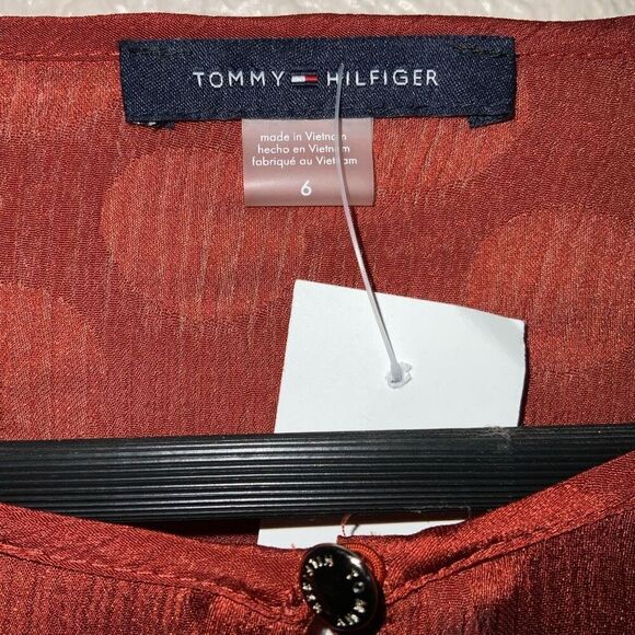 Tommy Hilfiger size 6 Chiffon Short Mini Dress - Picture 8 of 10